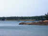 Looking into Somes Harbor from the island